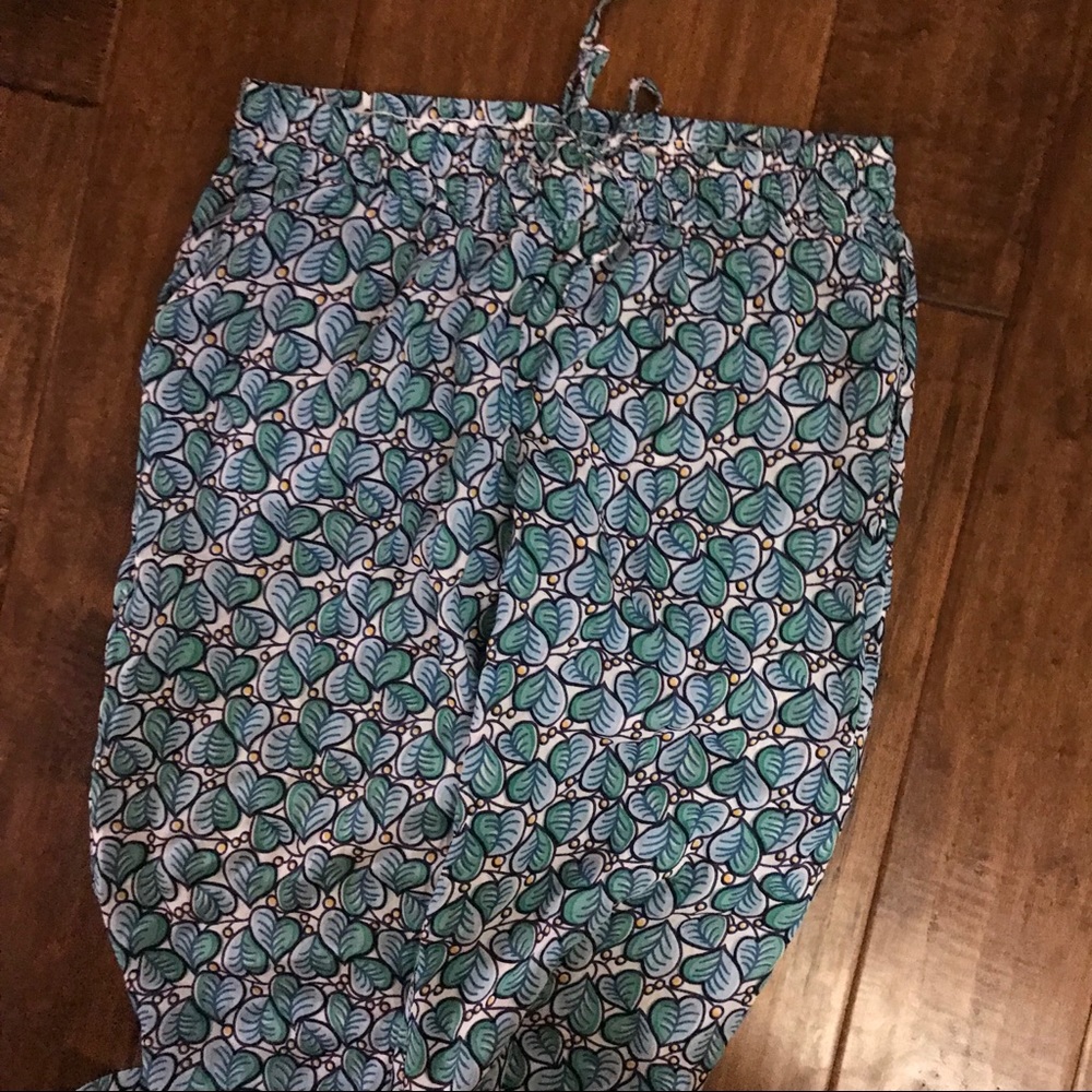 Jcrew botanical “pajama” style pants